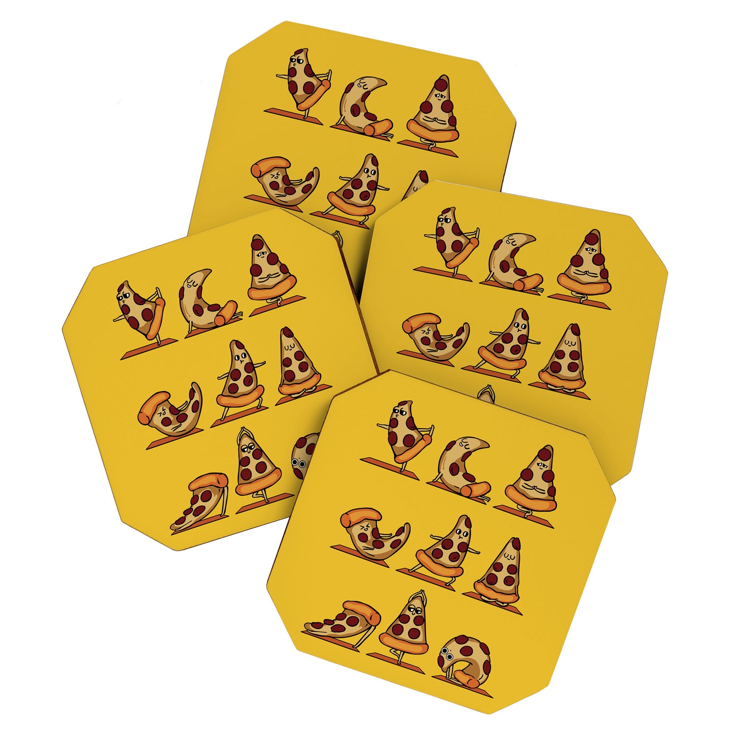 Pizza Yoga Coaster Gallery Image 1