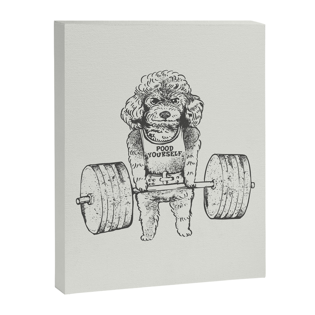 Poodle Lift Canvas Print Gallery Image 8
