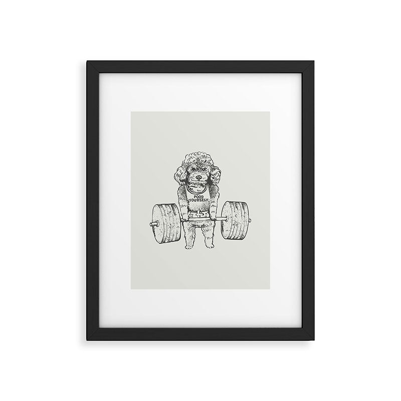 Poodle Lift Framed Art Print Gallery Image 6