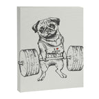 Pug Lift Canvas Print Gallery Image 6