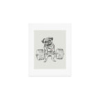 Pug Lift Art Print Gallery Image 1