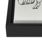Pug Lift Framed Canvas Print Gallery Image 3