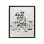 Pug Lift Framed Canvas Print Gallery Image 6