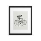 Pug Lift Framed Art Print Gallery Image 5