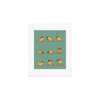 Pug Yoga Art Print Gallery Image 1