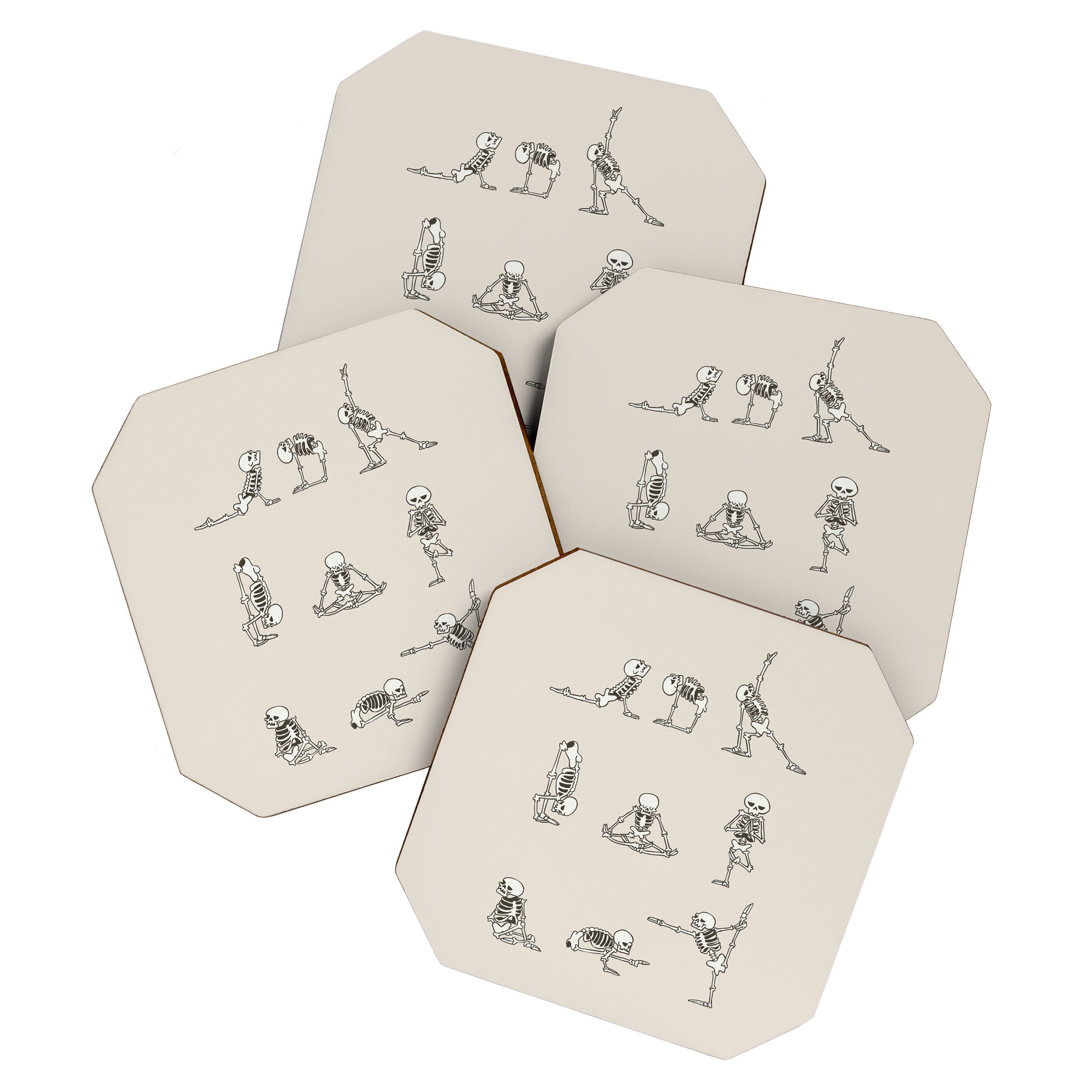 Skeleton Yoga Coaster Gallery Image 1