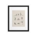 Skeleton Yoga Framed Art Print Gallery Image 6