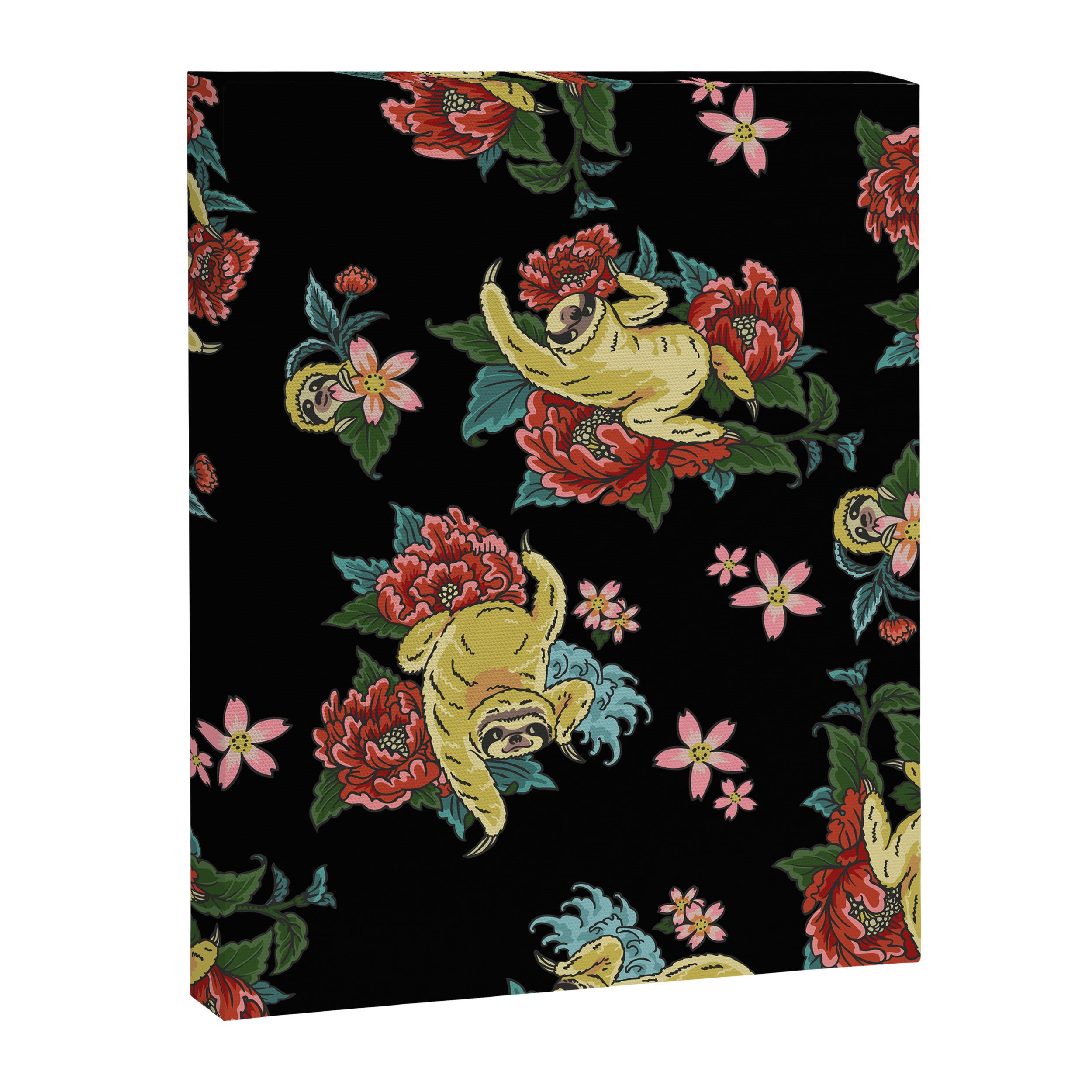 Sloth Tattoo Canvas Print Gallery Image 8