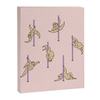 Sloths Pole Dancing Club Canvas Print Gallery Image 8