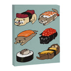 Sushi Otter Canvas Print Gallery Image 8