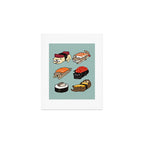 Sushi Otter Art Print Gallery Image 1
