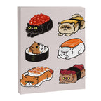 Sushi Persian Cat Canvas Print Gallery Image 8
