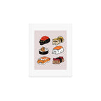Sushi Persian Cat Art Print Gallery Image 1