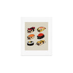 Sushi Pug Art Print Gallery Image 1