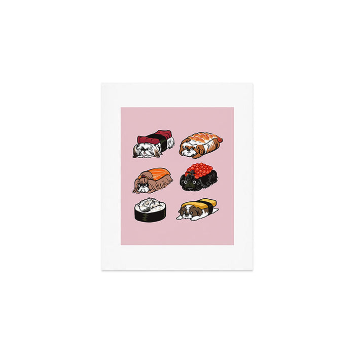Sushi Shih Tzu Art Print Gallery Image 1