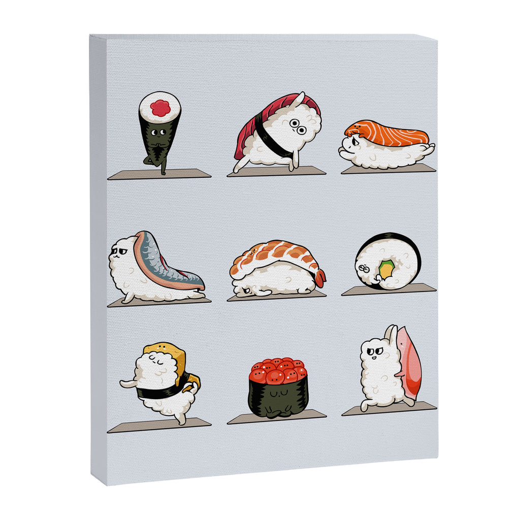Sushi Yoga Canvas Print Gallery Image 8