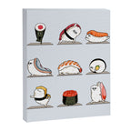 Sushi Yoga Canvas Print Gallery Image 8