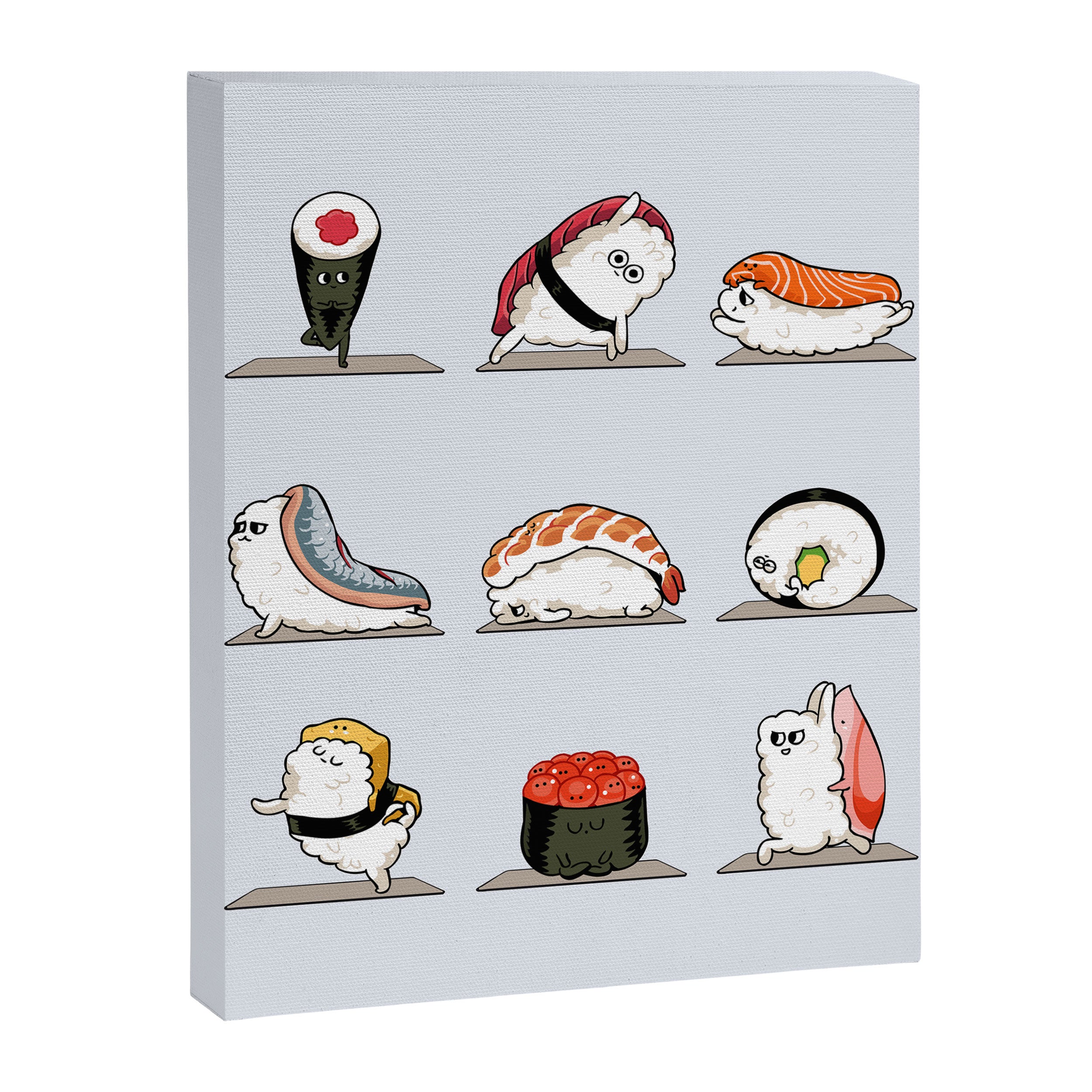 Sushi Yoga Canvas Print Gallery Image 8