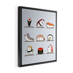 Sushi Yoga Framed Canvas Print Gallery Image 2