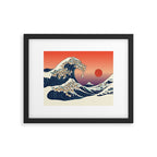 The Great Wave of Corgis Framed Art Print Gallery Image 4