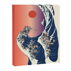 The Great Wave Of  French Bulldog Canvas Print Gallery Image 8