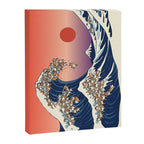 The Great Wave of Shiba Inu Canvas Print Gallery Image 8