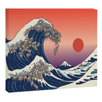The Great Wave of Sloth Canvas Print Gallery Image 14