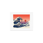 The Great Wave of Sloth Art Print Gallery Image 1