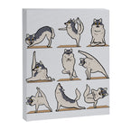 Wolf Yoga Canvas Print Gallery Image 6