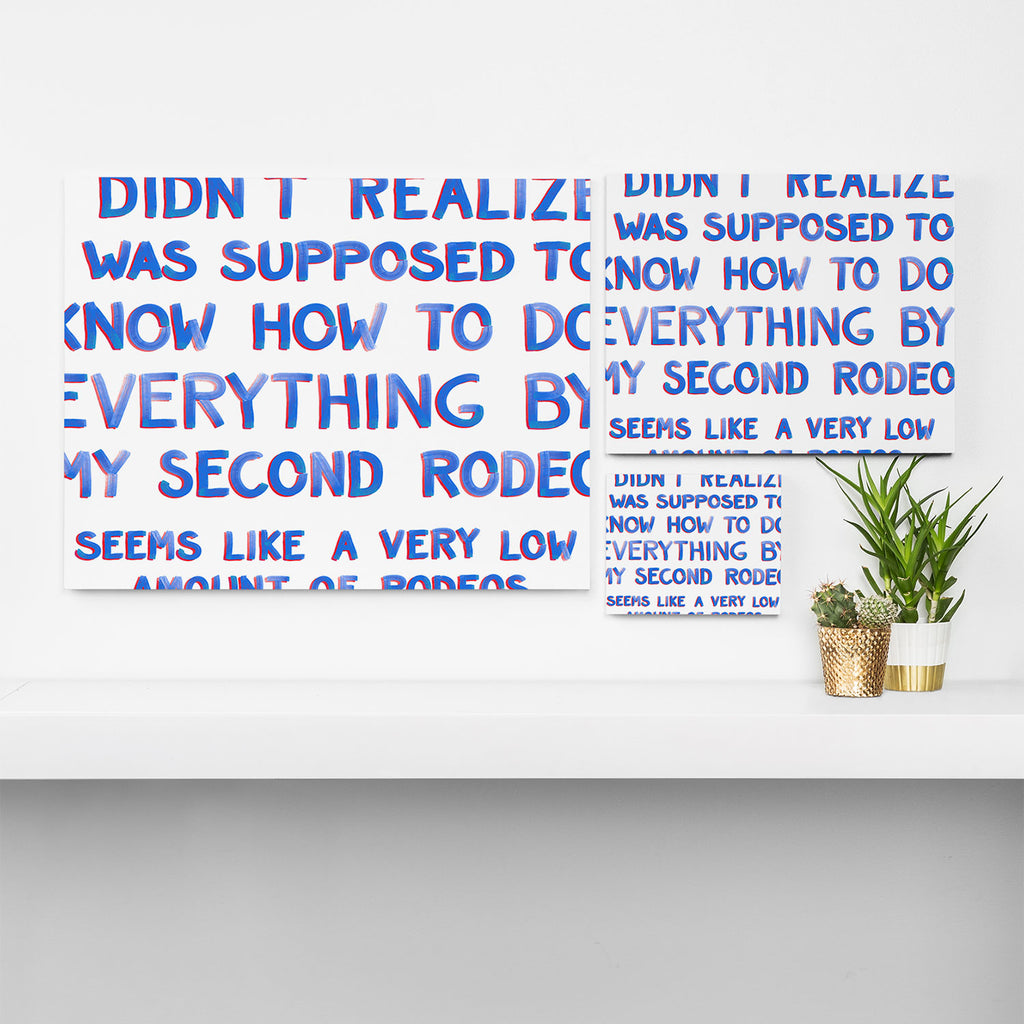 This Is My Second Rodeo Canvas Print Gallery Image 3