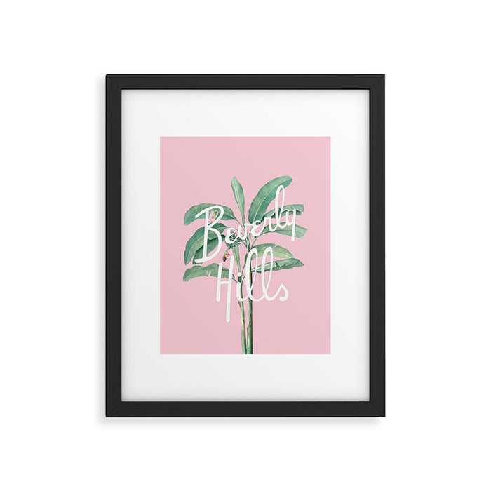 beverly hills Framed Art Print Gallery Image 1