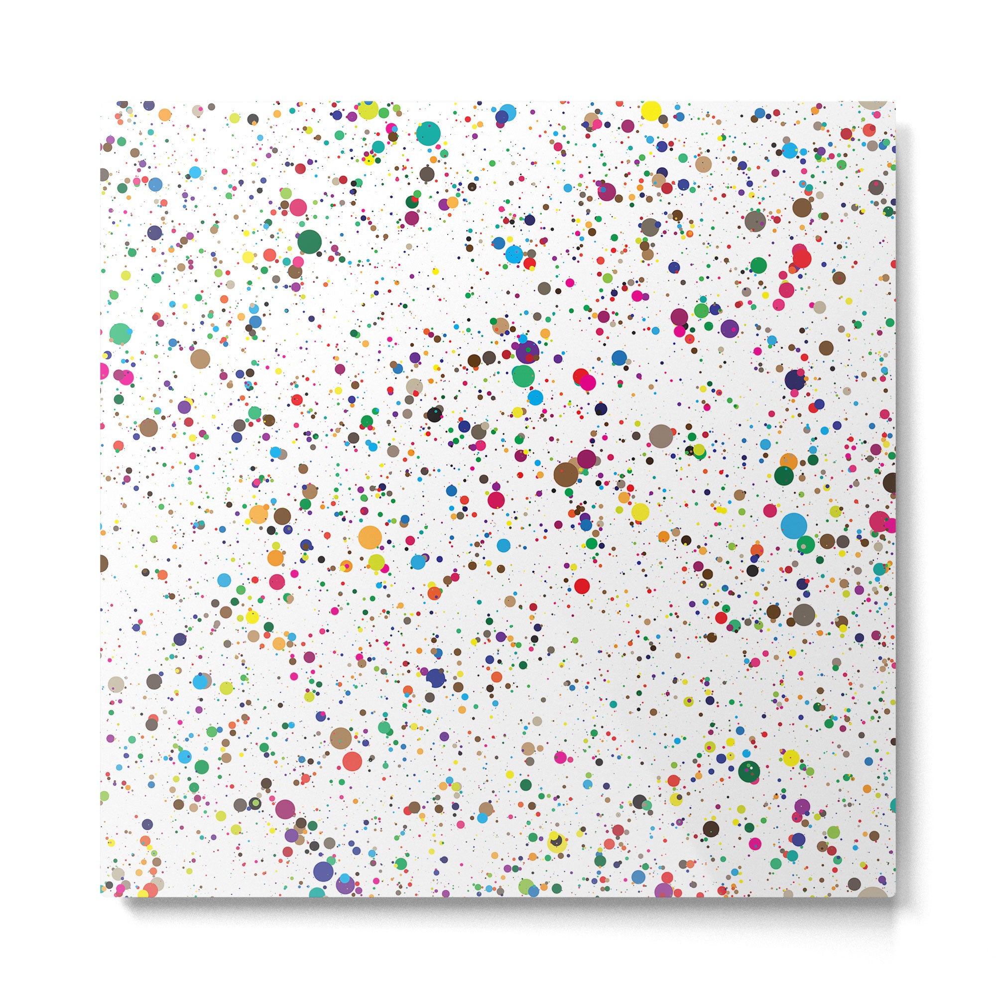 Confetti Paint Splatter Metal Print Gallery Image 2