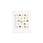 laduree macaron menu Art Print Gallery Image 1