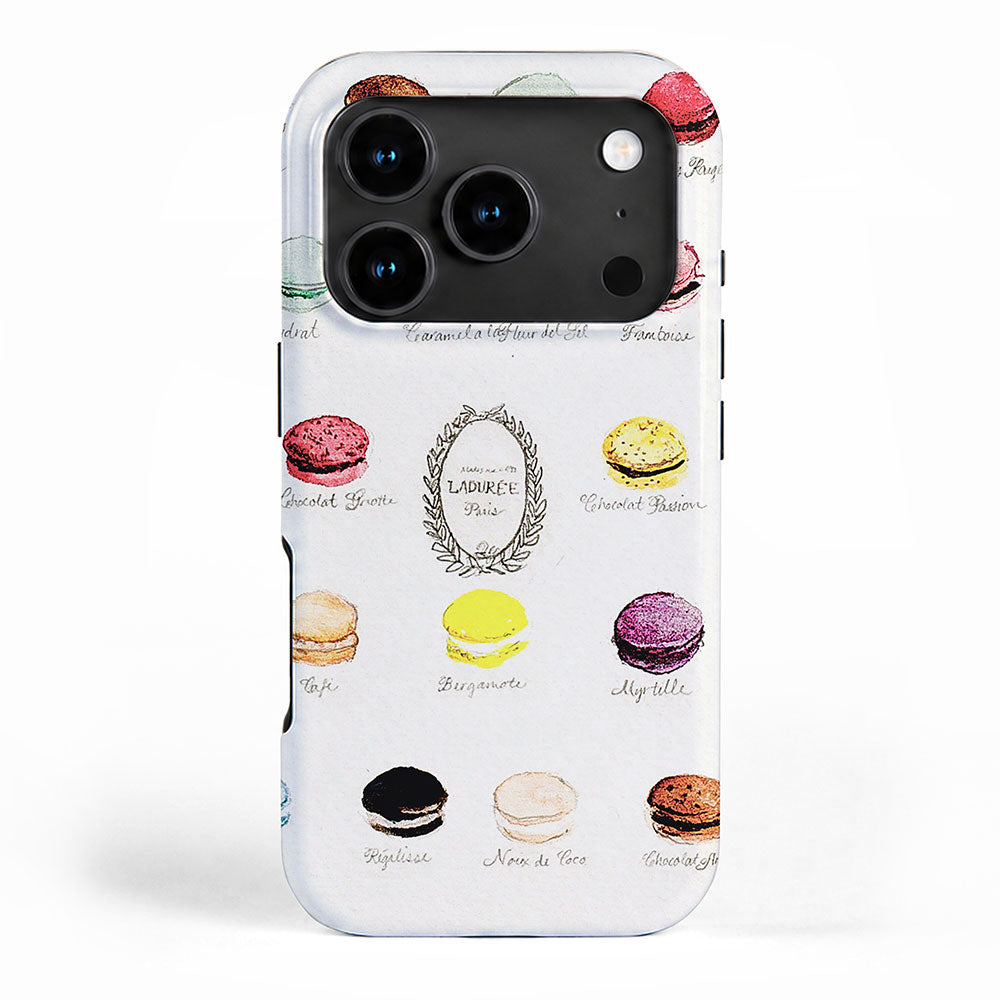 laduree macaron menu iPhone Case Gallery Image 1