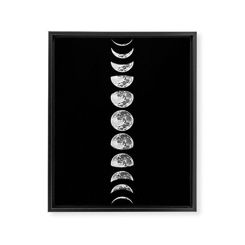 moon phases Framed Canvas Print Gallery Image 8
