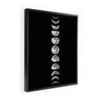 moon phases Framed Canvas Print Gallery Image 2