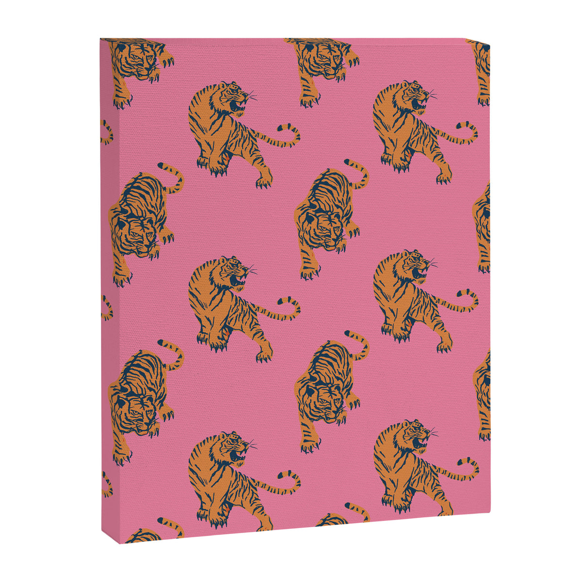 tiger print pink Canvas Print Gallery Image 8