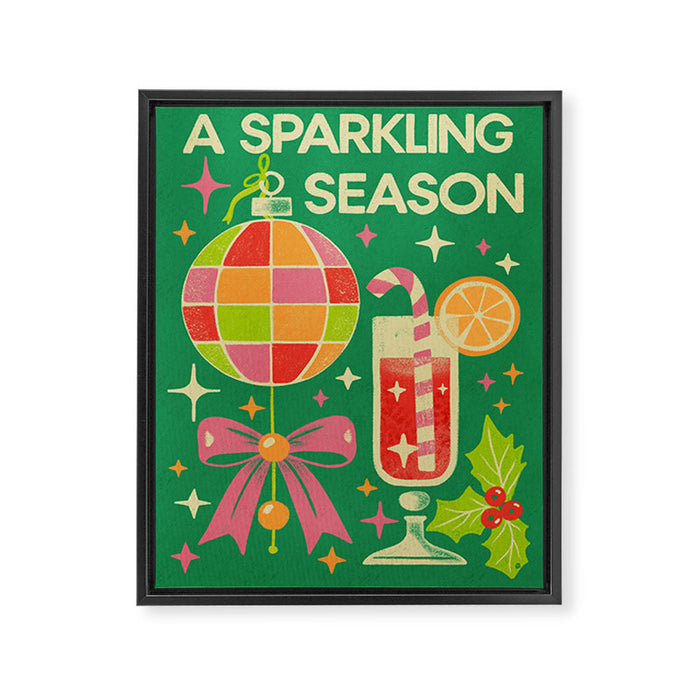 A Sparkling Season Framed Canvas Print Gallery Image 1