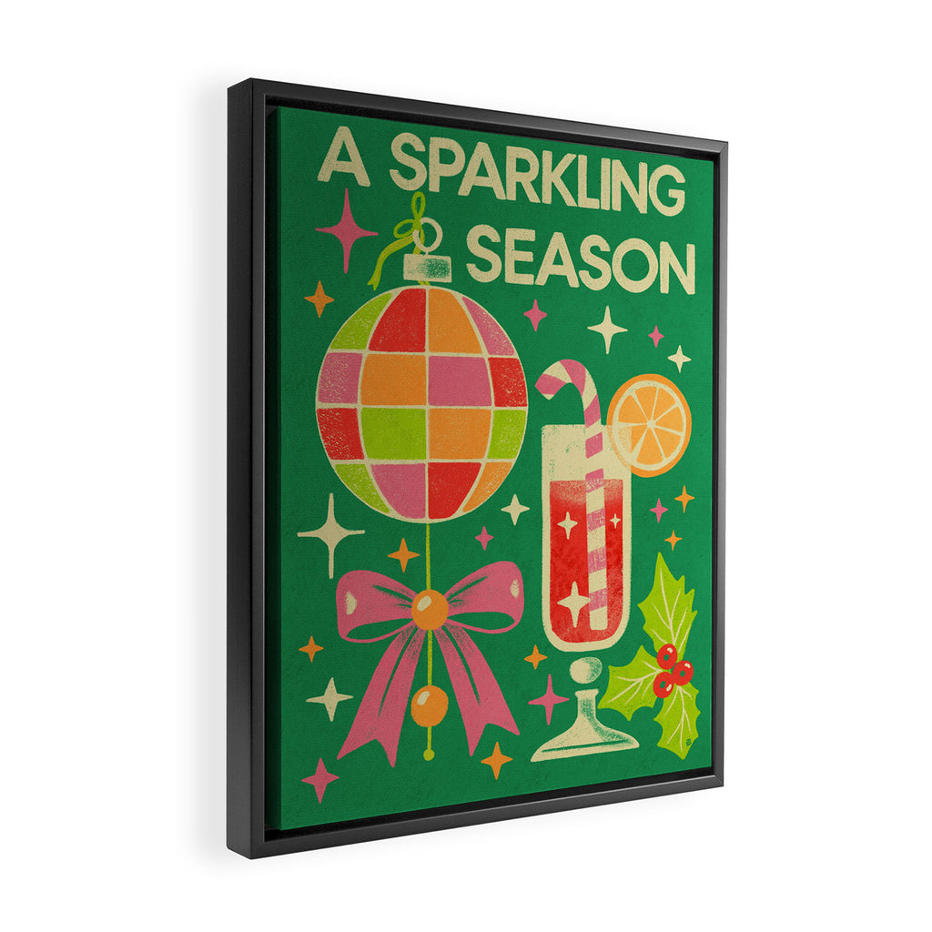A Sparkling Season Framed Canvas Print Gallery Image 2