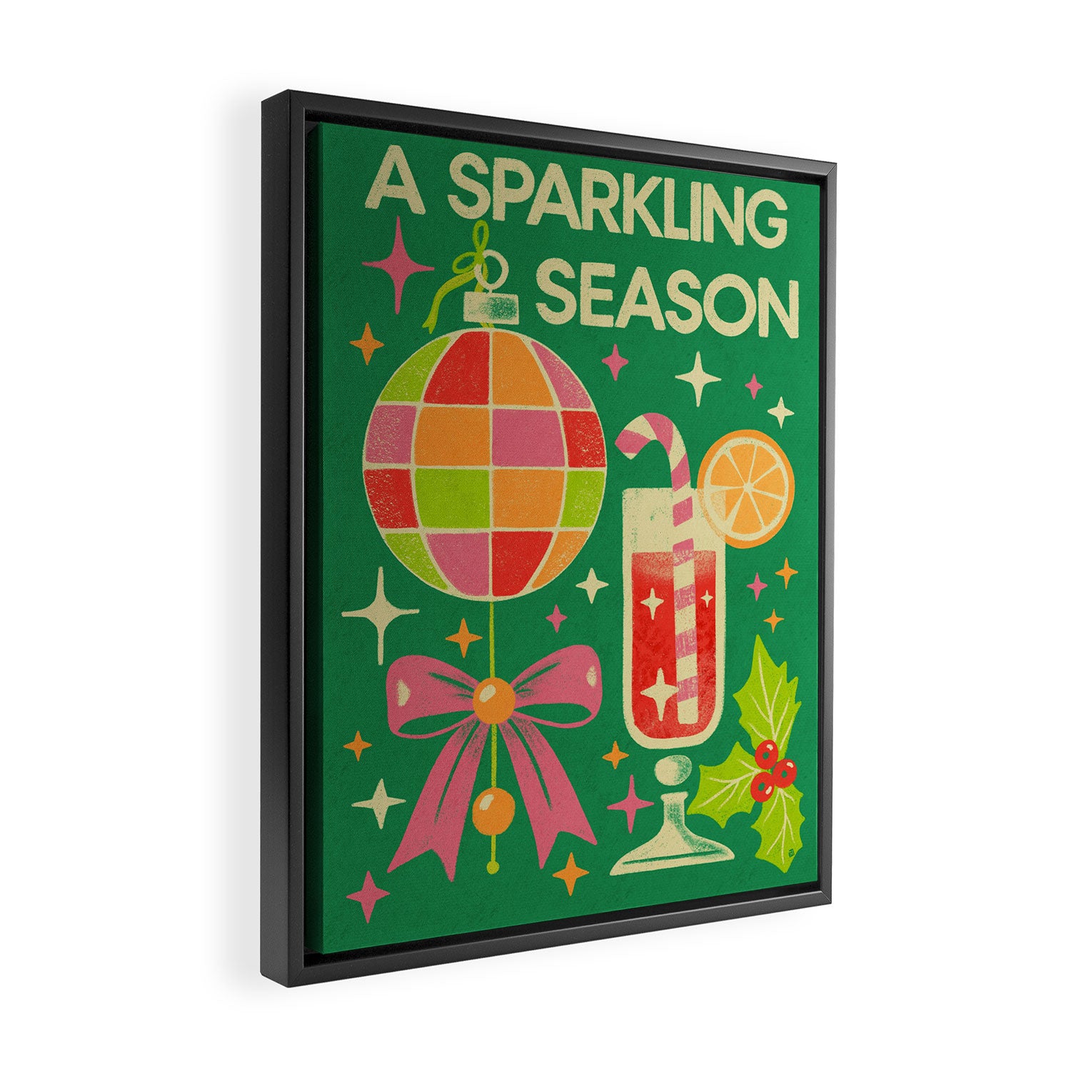 A Sparkling Season Framed Canvas Print Gallery Image 2