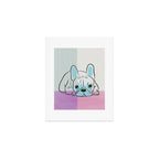 Adorable French Bulldog Puppy Artwork Art Print Gallery Image 1