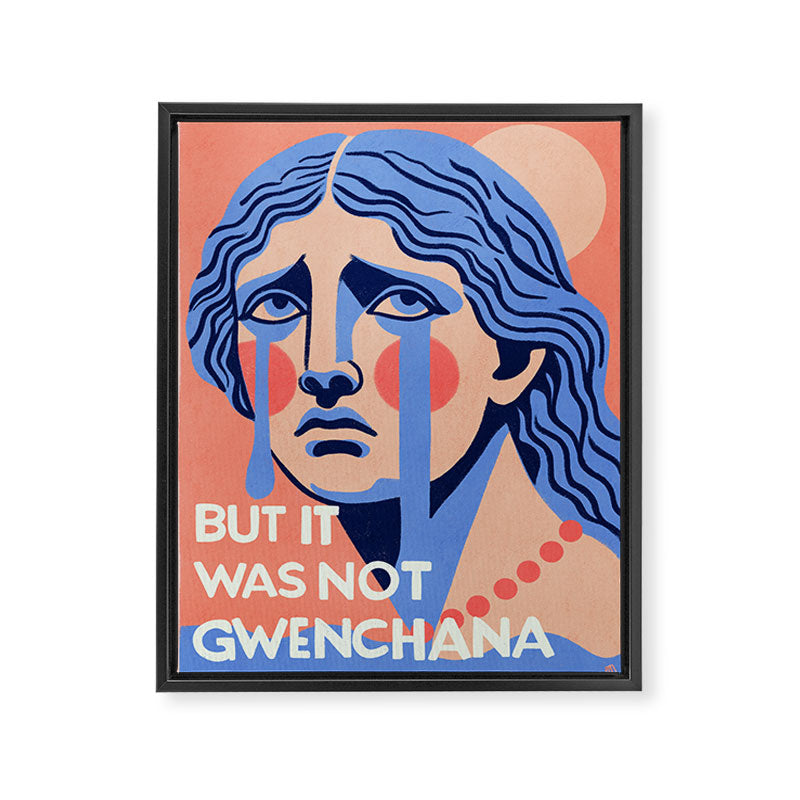 But it was not gwenchana Framed Canvas Print Gallery Image 6