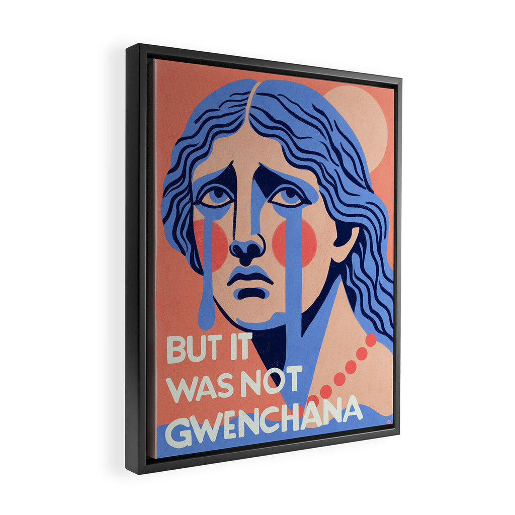 But it was not gwenchana Framed Canvas Print Gallery Image 2