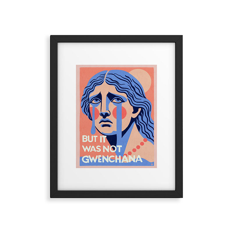But it was not gwenchana Framed Art Print Gallery Image 5