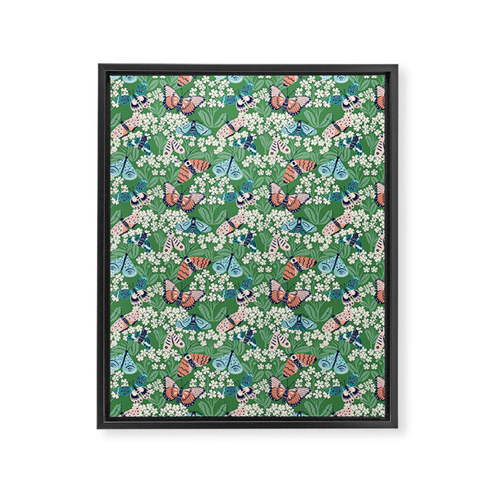 Butterfly Meadow Framed Canvas Print Gallery Image 1