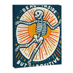 Dead inside but Positive - embrace your inner optimist Canvas Print Gallery Image 6