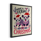 Have a feral Christmas Framed Canvas Print Gallery Image 2