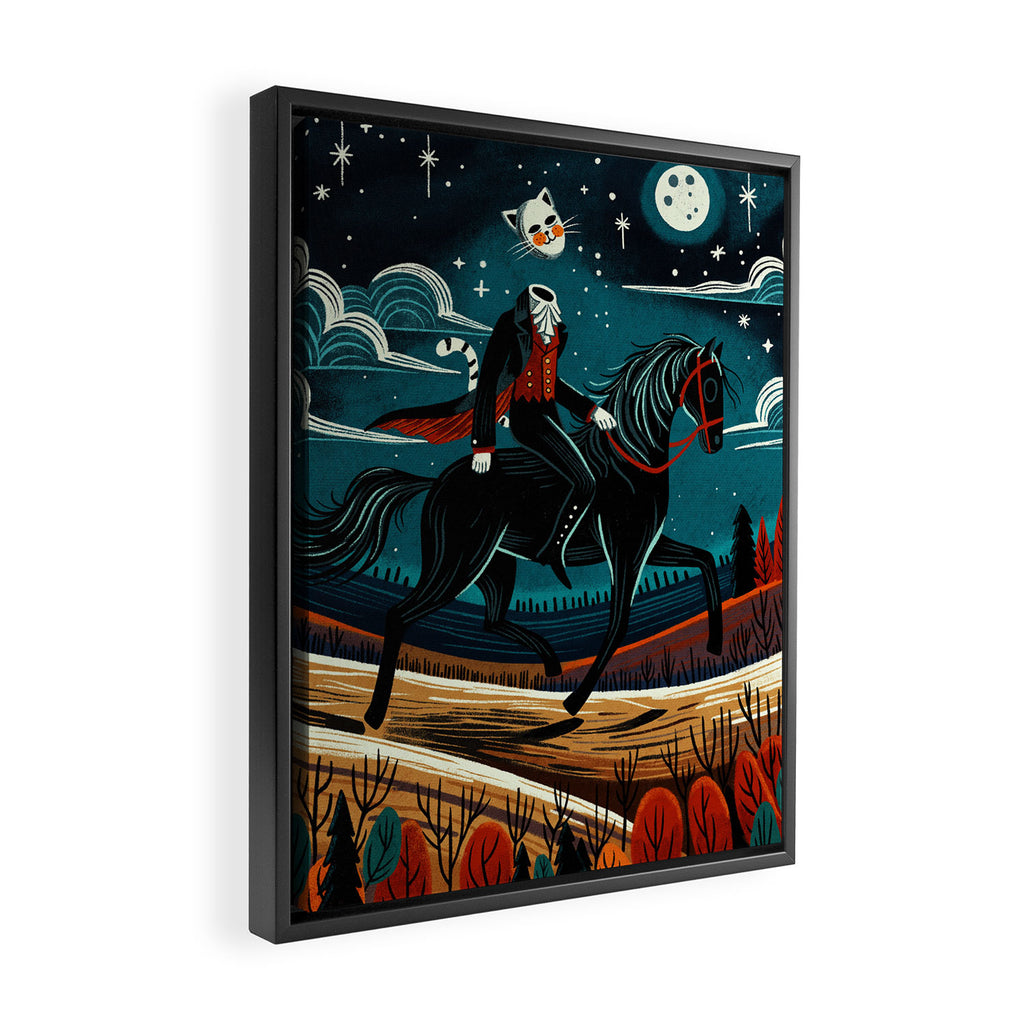 headless horsecat Framed Canvas Print Gallery Image 2