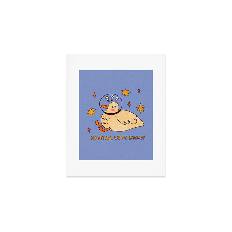 Houston, we're ducked Art Print Gallery Image 1