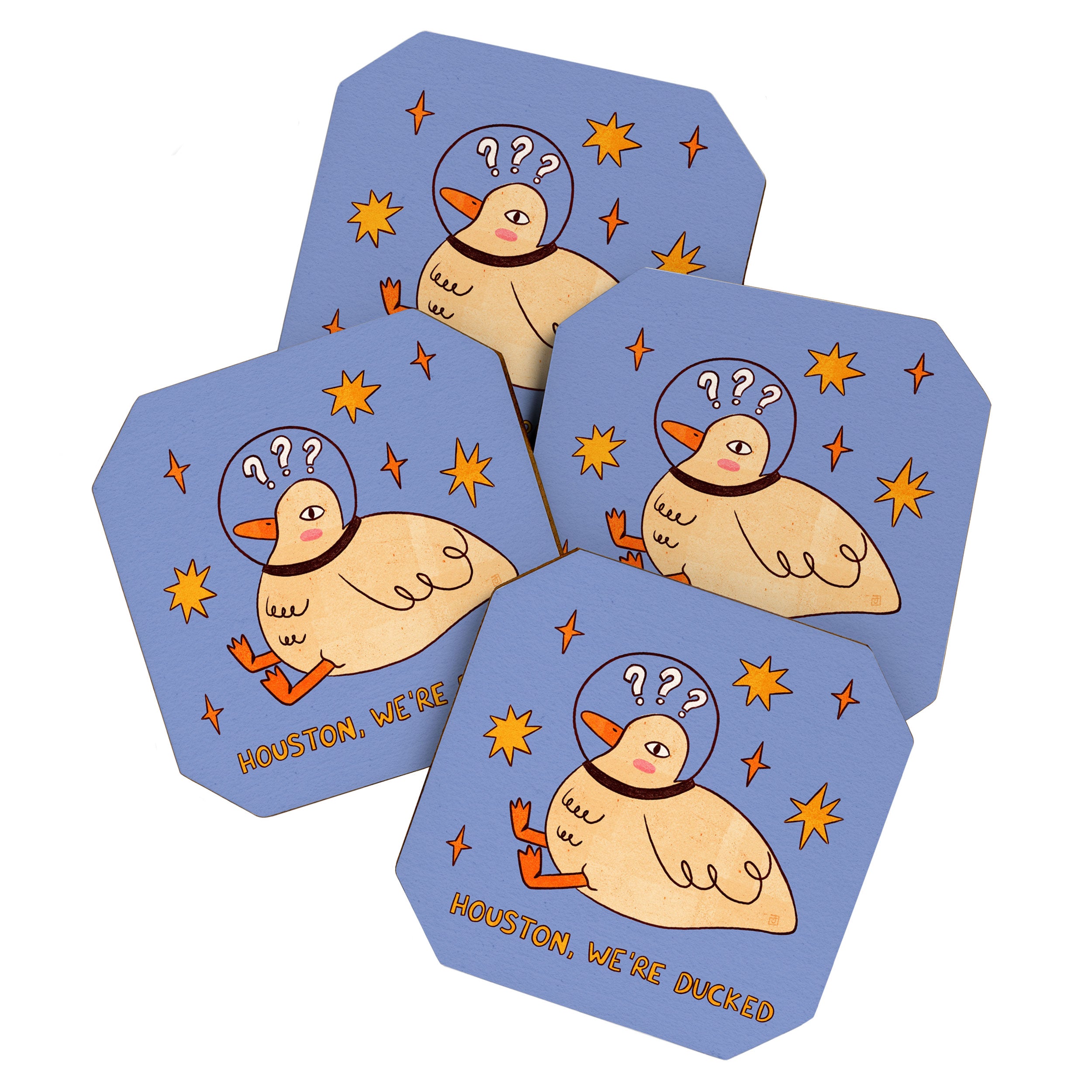 Houston, we're ducked Coaster Gallery Image 1